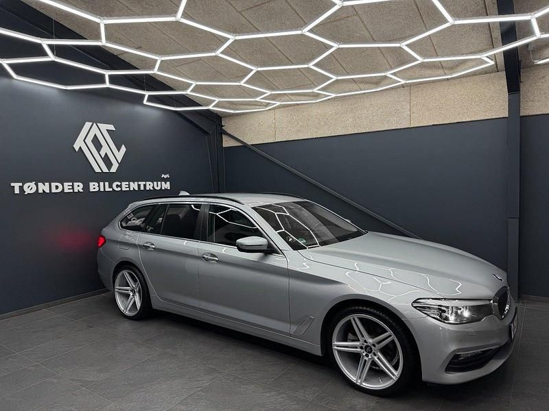 Brugt BMW 520 190 HK (139 kW) 2018 Sølvmetal Stationcar