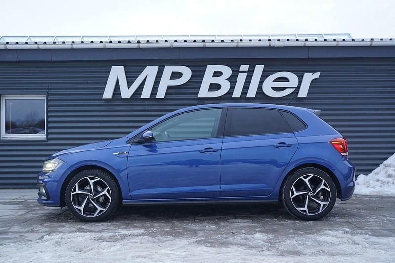 Brugt VW Polo R-line 150 HK (110 kW) 2021 Blåmetal Hatchback