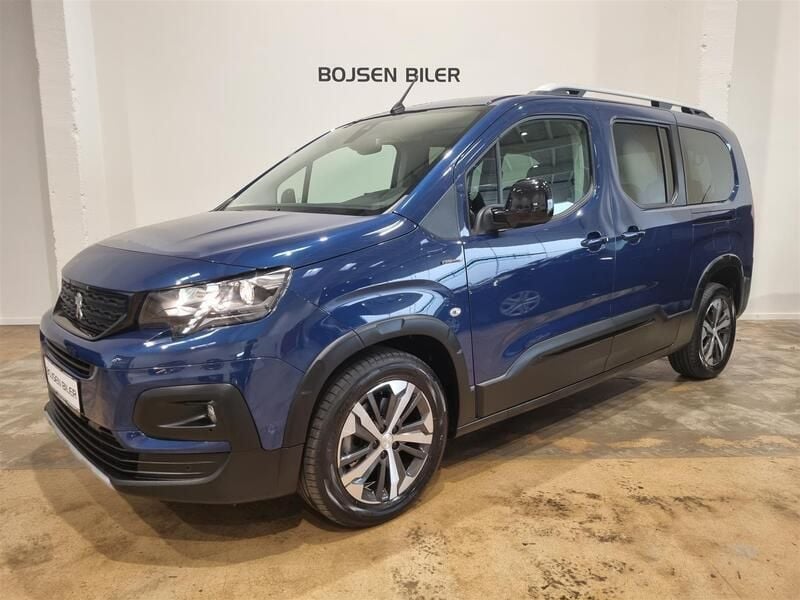 Blåmetal Brugt 2019 Peugeot Rifter Allure+ MPV | 289.990 kr. - Billede 1/3