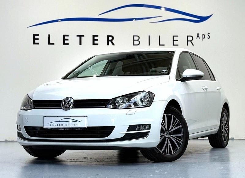 Hvid Brugt 2016 VW Golf VII Allstar Hatchback | 89.900 kr. (Fair pris) - Billede 1/4