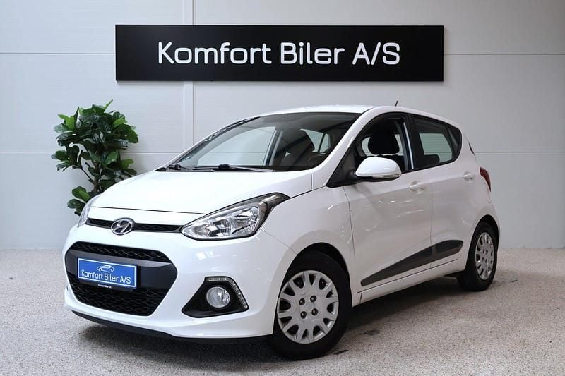 Hvid Brugt 2014 Hyundai i10 Style Hatchback | 38.900 kr. (Super pris) - Billede 1/4