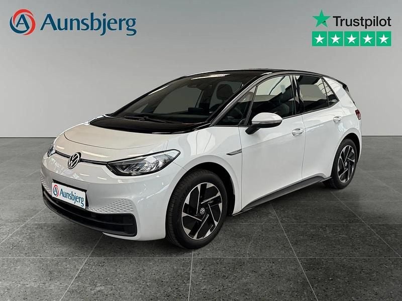 Hvid Brugt 2022 VW ID.3 Pro Hatchback | 159.500 kr. (Fair pris) - Billede 1/4