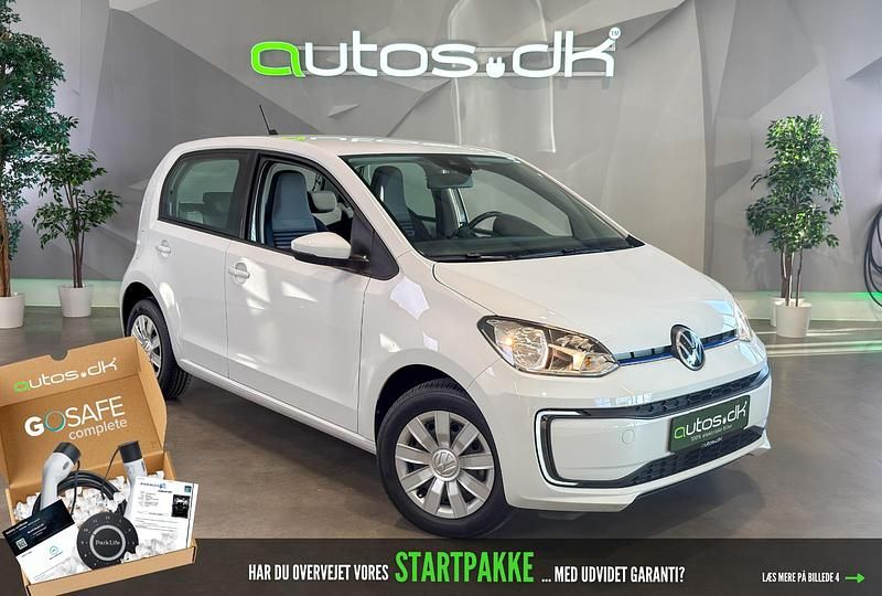 Hvid Brugt 2021 VW e-up! Hatchback | 114.000 kr. (Fair pris) - Billede 1/3