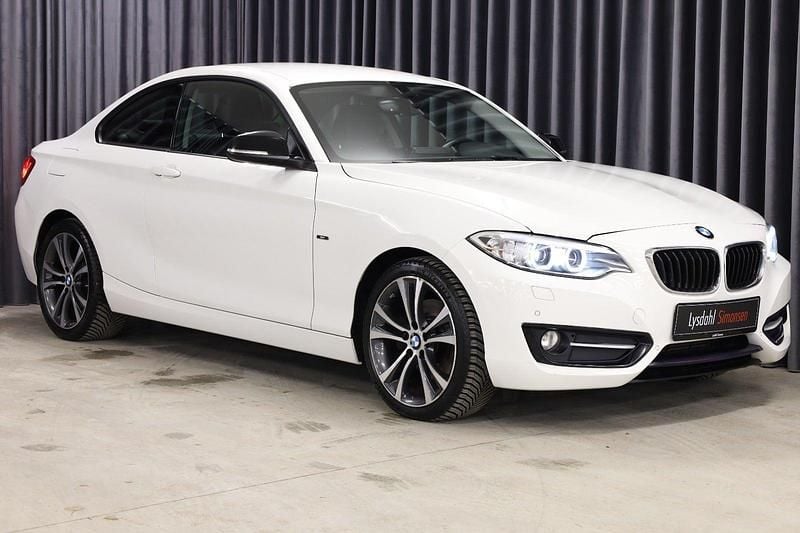 Brugt BMW 220 184 HK (135 kW) 2015 Hvid Coupe