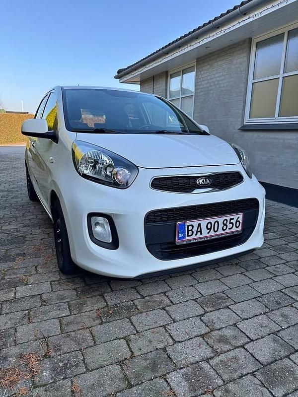 Brugt Kia Picanto Plus 66 HK (48 kW) 2016 Hvid Hatchback