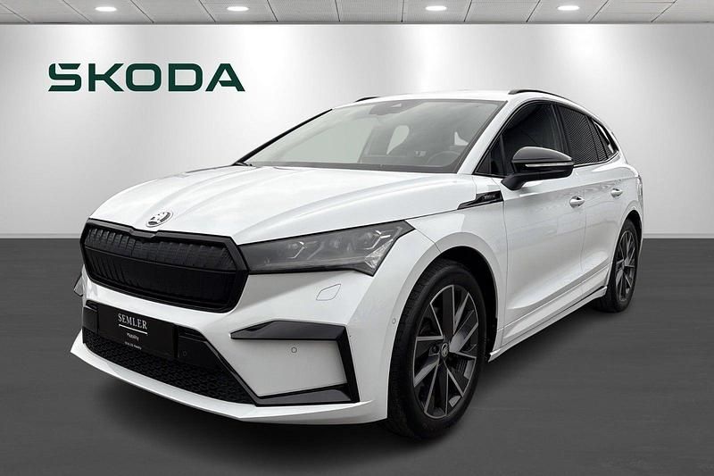 Hvidmetal Brugt 2022 Skoda Enyaq iV SportLine SUV | 214.900 kr. (Fair pris) - Billede 1/4