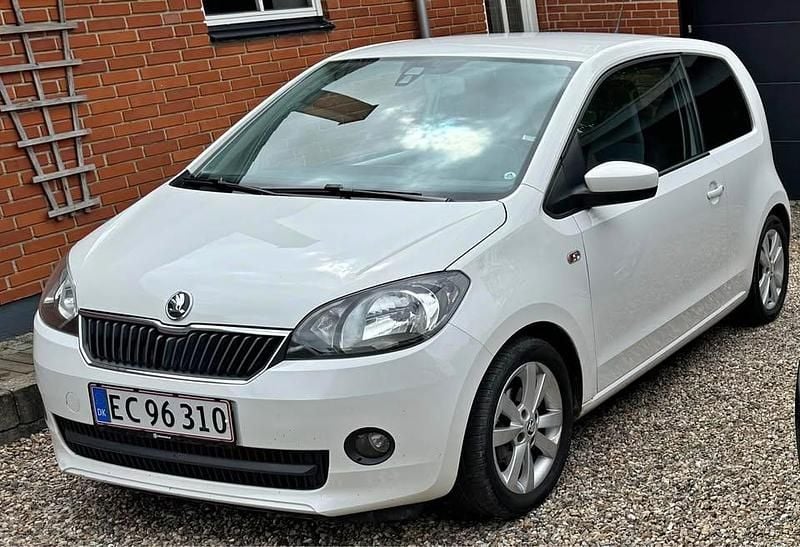 Hvid Brugt 2013 Skoda Citigo Hatchback | 34.999 kr. (God pris) - Billede 1/4