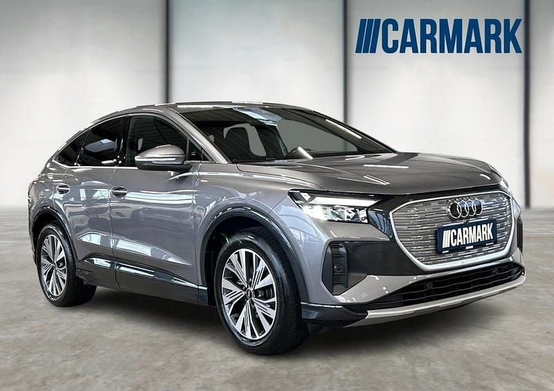 Gråmetal Brugt 2022 Audi Q4 Sportback e-tron S-Line SUV | 224.900 kr. (Fair pris) - Billede 1/4