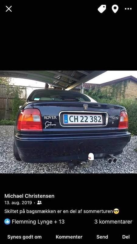 Brugt 1998 Rover 623 Sedan | 13.000 kr. - Billede 1/4