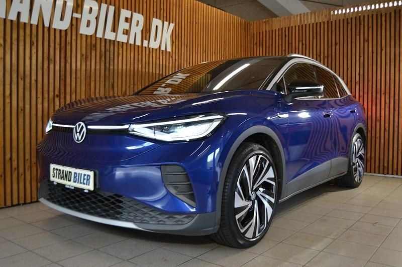 Blåmetal Brugt 2021 VW ID.4 Pro Performance SUV | 219.800 kr. (Fair pris) - Billede 1/4