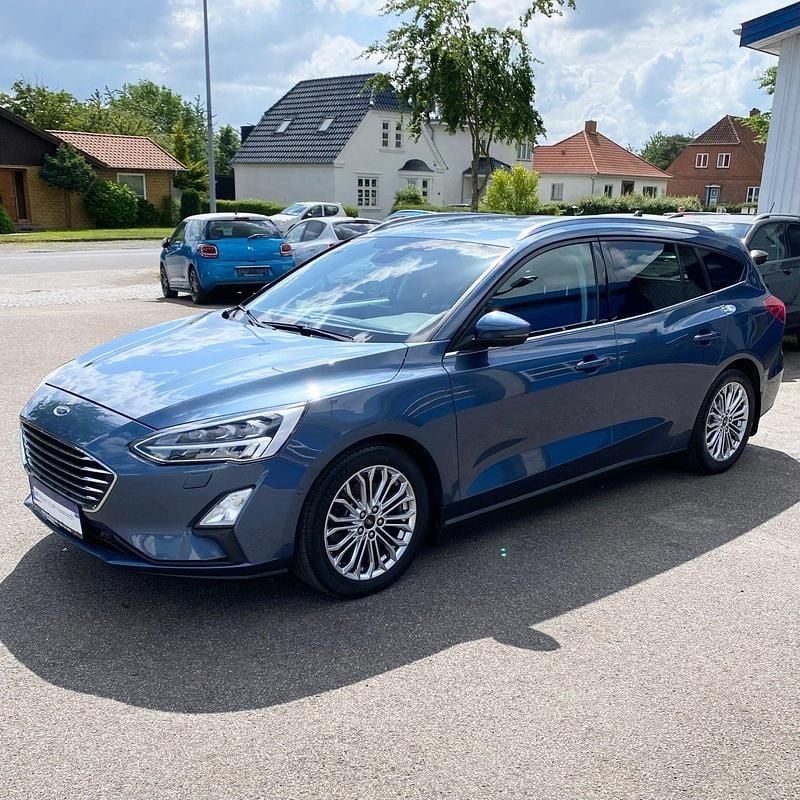 Brugt Ford Focus Titanium 125 HK (91 kW) 2019 Blåmetal Stationcar
