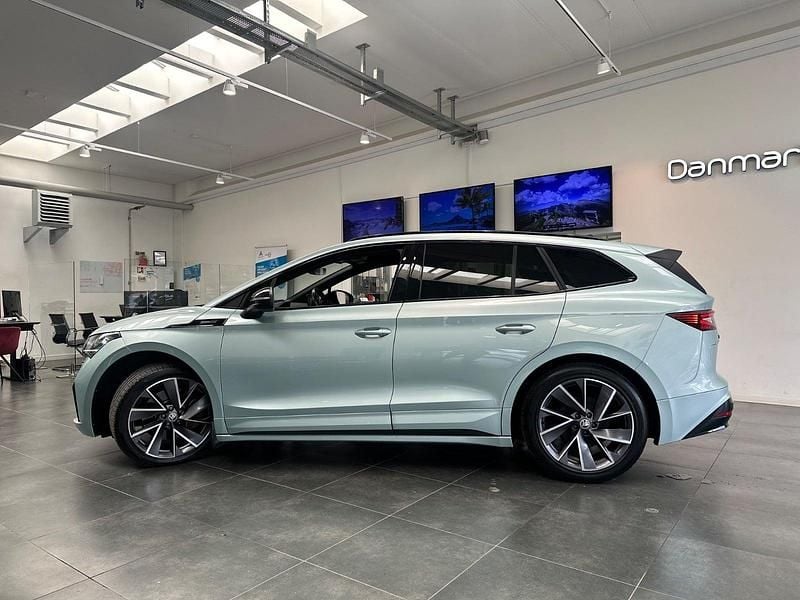 Brugt Skoda Enyaq iV SportLine 150 kW (204 HK) 2021 Sølvmetal SUV