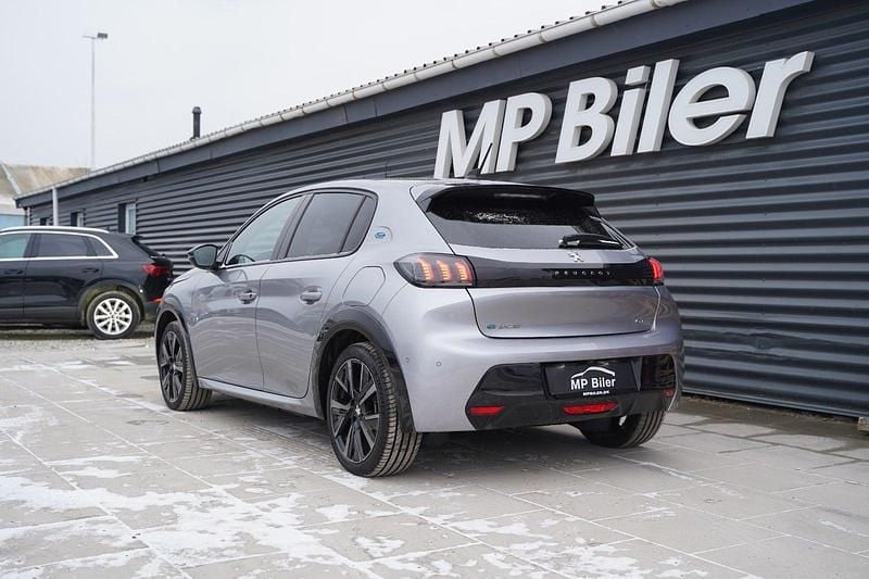 Brugt Peugeot e-208 GT 100 kW (136 HK) 2023 Gråmetal Hatchback