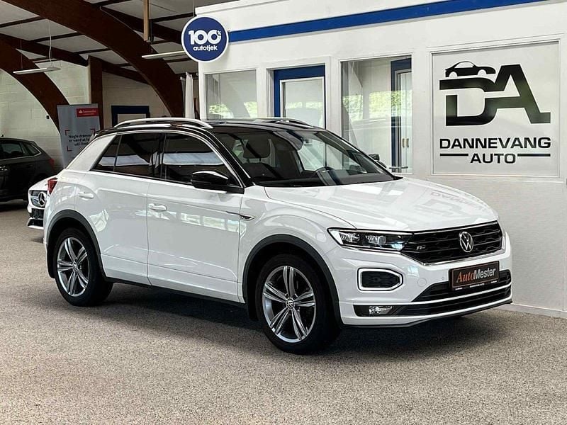 Hvid Brugt 2020 VW T-Roc R-line SUV | 264.800 kr. (Fair pris) - Billede 1/4