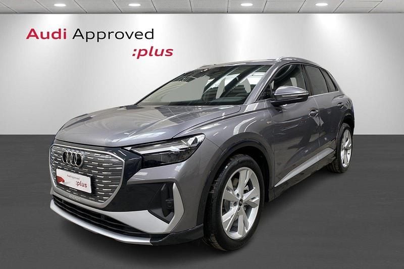 Gråmetal Brugt 2025 Audi Q4 e-tron Advanced SUV | 399.900 kr. - Billede 1/4