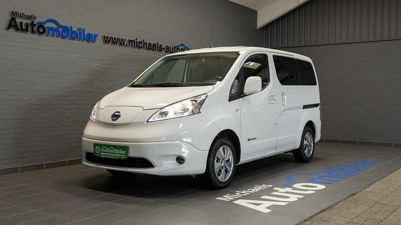 Hvid Brugt 2021 Nissan e-NV200 Premium Edition MPV | 179.900 kr. - Billede 1/4