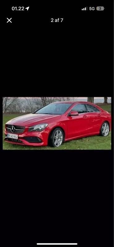 Brugt Mercedes CLA180 122 HK (89 kW) 2013 Rød Sedan