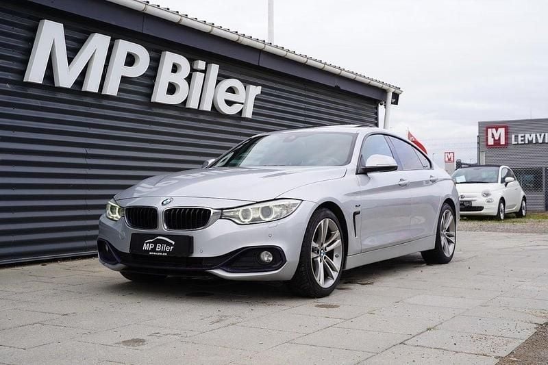 Sølvmetal Brugt 2014 BMW 420 M Sport Coupe | 139.900 kr. - Billede 1/4