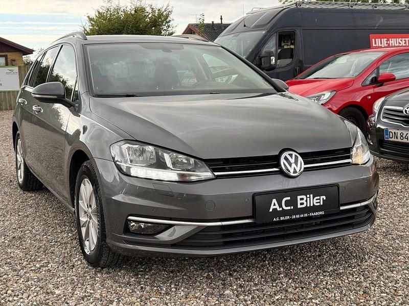 Gråmetal Brugt 2017 VW Golf VII Comfortline Hatchback | 119.900 kr. (Fair pris) - Billede 1/4