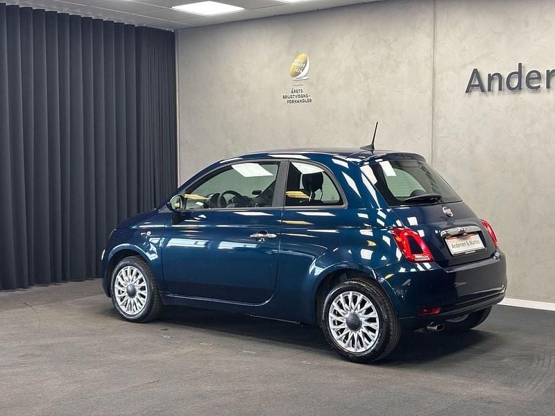 Brugt Fiat 500 Lounge 69 HK (50 kW) 2020 Blå Hatchback