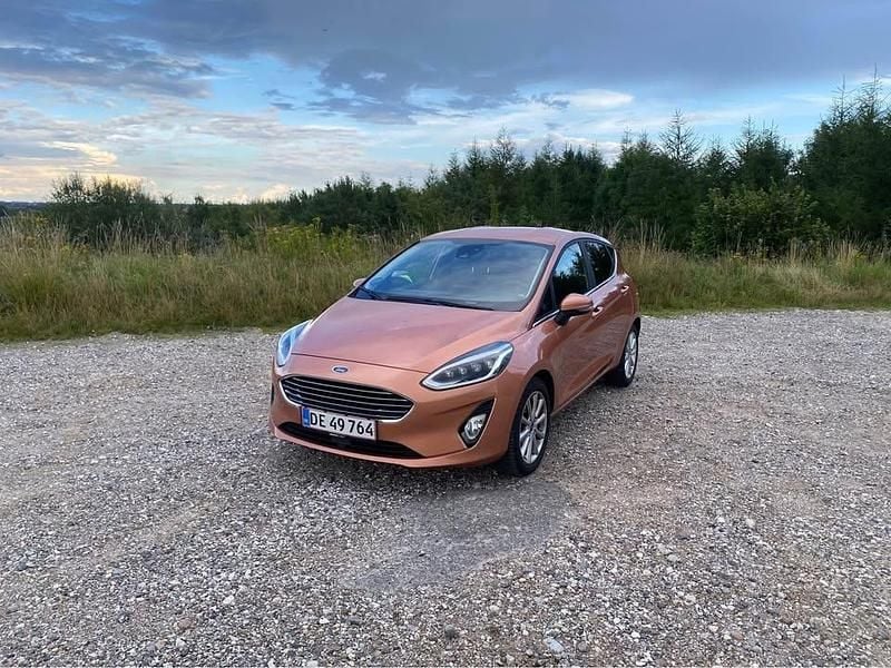 Bronze metal Brugt 2019 Ford Fiesta Titanium Hatchback | 79.000 kr. (God pris) - Billede 1/6