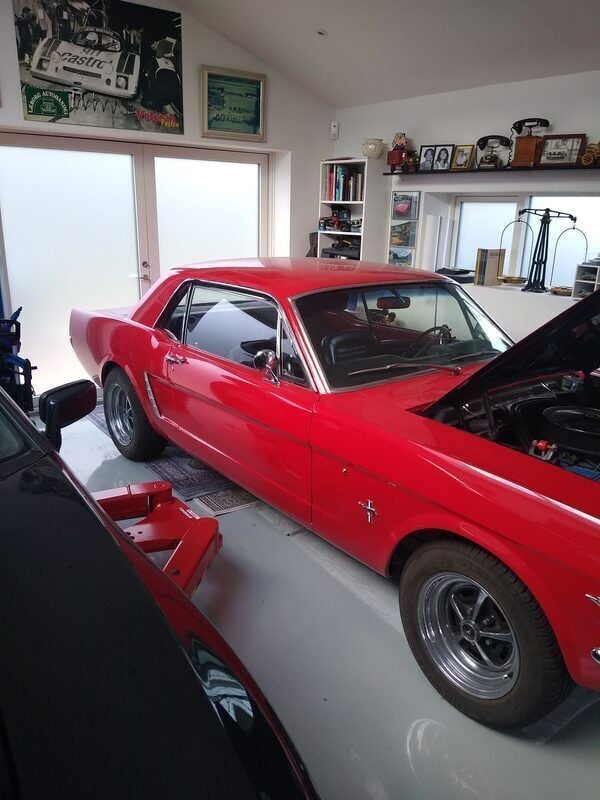 Brugt Ford Mustang Convertible 200 HK (147 kW) 1965 Rød Cabriolet