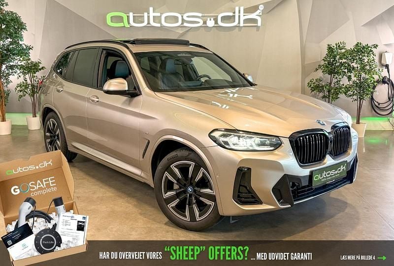 Champagnemetal Brugt 2022 BMW iX3 M Sport SUV | 299.000 kr. (Fair pris) - Billede 1/3