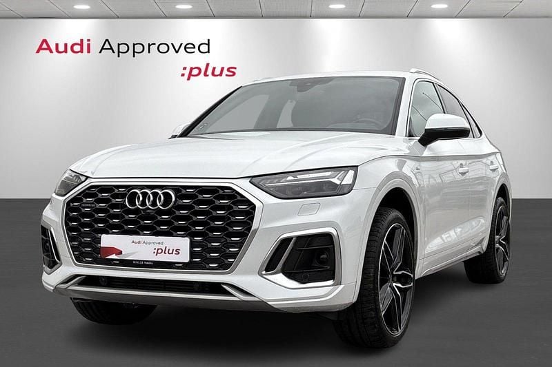 Hvidmetal Brugt 2021 Audi Q5 Sportback S-Line SUV | 389.900 kr. - Billede 1/4