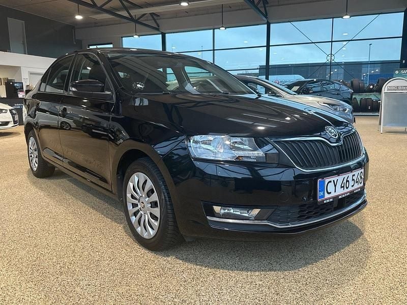 Sortmetal Brugt 2018 Skoda Rapid Hatchback | 99.780 kr. (Fair pris) - Billede 1/4