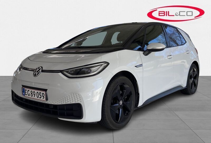 Hvidmetal Brugt 2021 VW ID.3 Pro Hatchback | 189.000 kr. (Lidt for dyr) - Billede 1/4