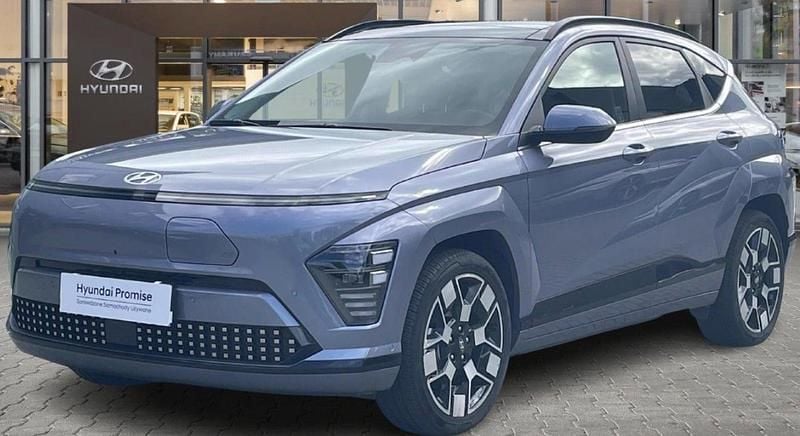 Lysblåmetal Brugt 2024 Hyundai Kona Ultimate SUV | 259.900 kr. (Lidt for dyr) - Billede 1/2