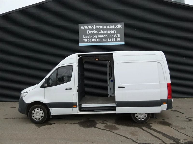 Hvid Brugt 2022 Mercedes Sprinter Van | 285.000 kr. - Billede 1/4
