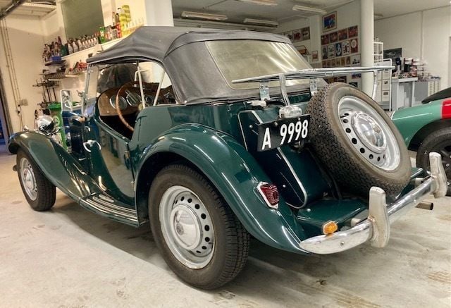 Brugt MG TD 60 HK (44 kW) 1952 Rød Cabriolet