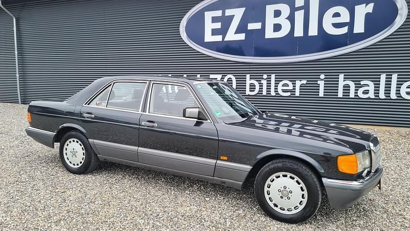 Sort Brugt 1991 Mercedes S560 SE Sedan | 189.500 kr. - Billede 1/4