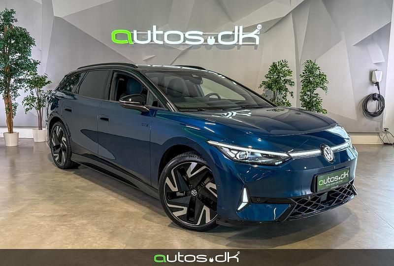 Blåmetal Brugt 2024 VW ID.7 GTX Sedan | 514.000 kr. - Billede 1/4