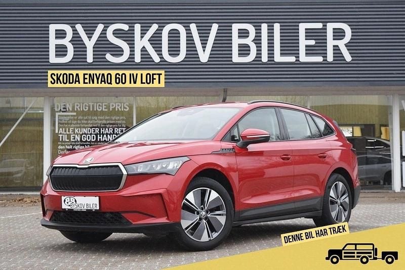 Brugt Skoda Enyaq iV Loft 131 kW (179 HK) 2022 Rødmetal SUV