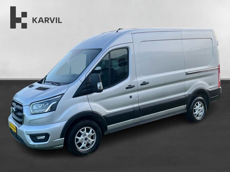 Sølvmetal Brugt 2019 Ford Transit Limited Van | 159.900 kr. - Billede 1/4