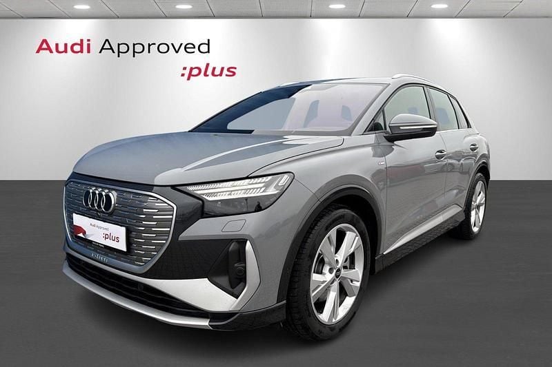 Grå Brugt 2024 Audi Q4 e-tron Advanced Plus SUV | 404.900 kr. (Dyr) - Billede 1/4