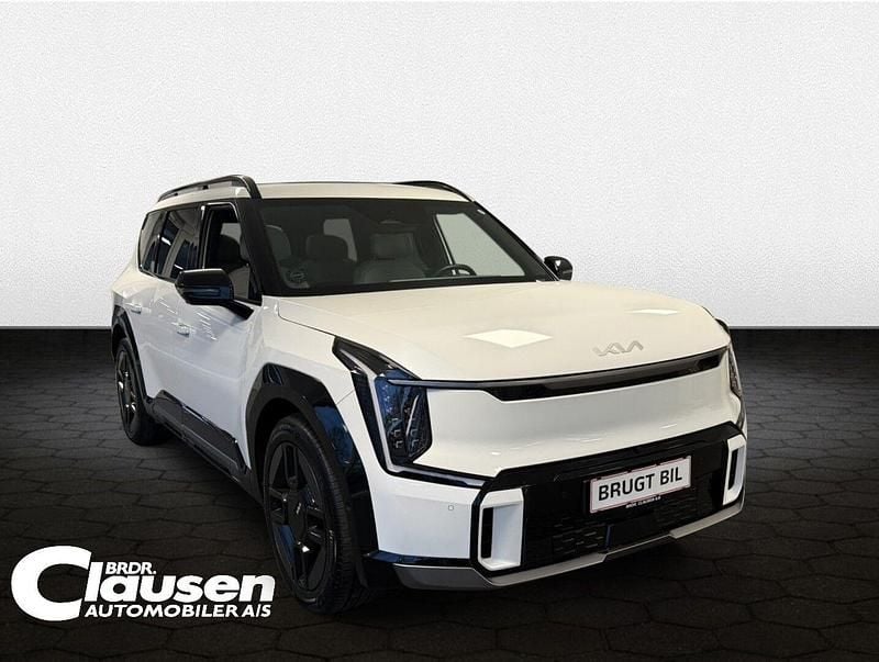 Snow white pearl Brugt 2025 Kia EV9 GT-Line SUV | 649.900 kr. (Lidt for dyr) - Billede 1/4