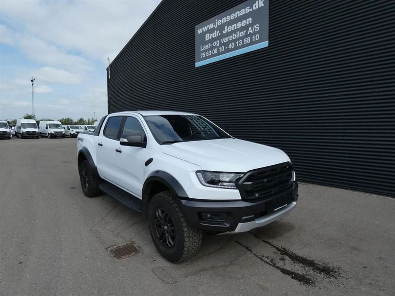 Hvid Brugt 2021 Ford Ranger Raptor Afhentning | 269.800 kr. - Billede 1/4
