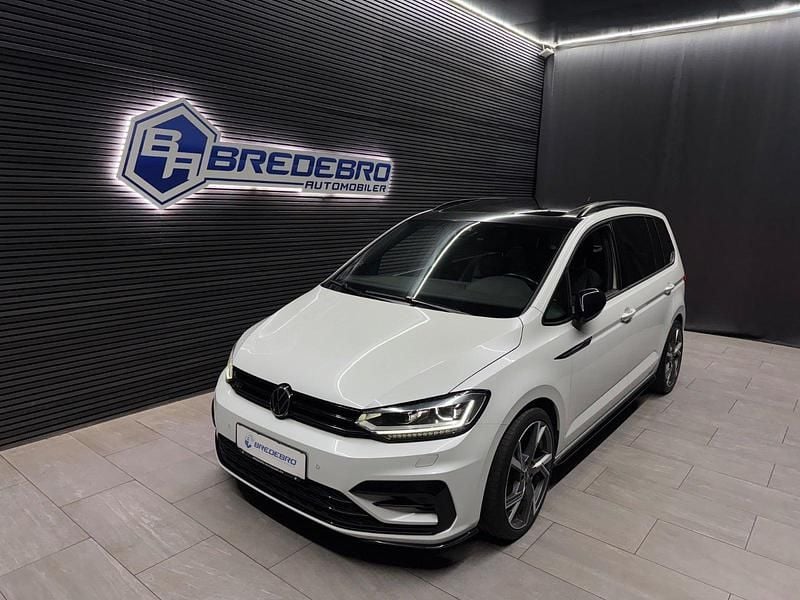 Hvid Brugt 2021 VW Touran R-line MPV | 1.855 kr. - Billede 1/4