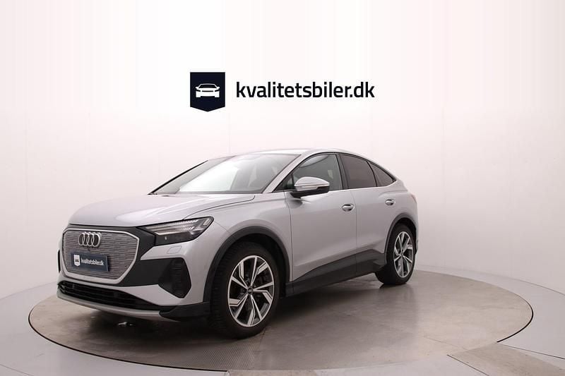 Sølvmetal Brugt 2022 Audi Q4 Sportback e-tron Comfort SUV | 284.500 kr. (Fair pris) - Billede 1/4