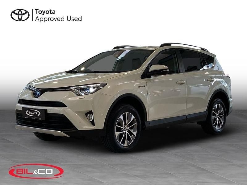 070 pearl white Brugt 2018 Toyota RAV4 Hybrid H3 SUV | 199.900 kr. (God pris) - Billede 1/3