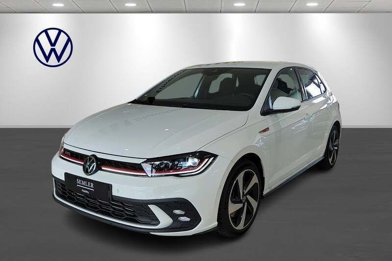 Hvid Brugt 2024 VW Polo GTI Hatchback | 319.900 kr. - Billede 1/4
