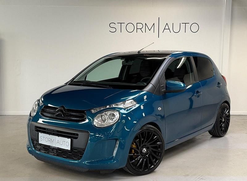 Blåmetal Brugt 2021 Citroën C1 Shine Hatchback | 89.900 kr. (Lidt for dyr) - Billede 1/4