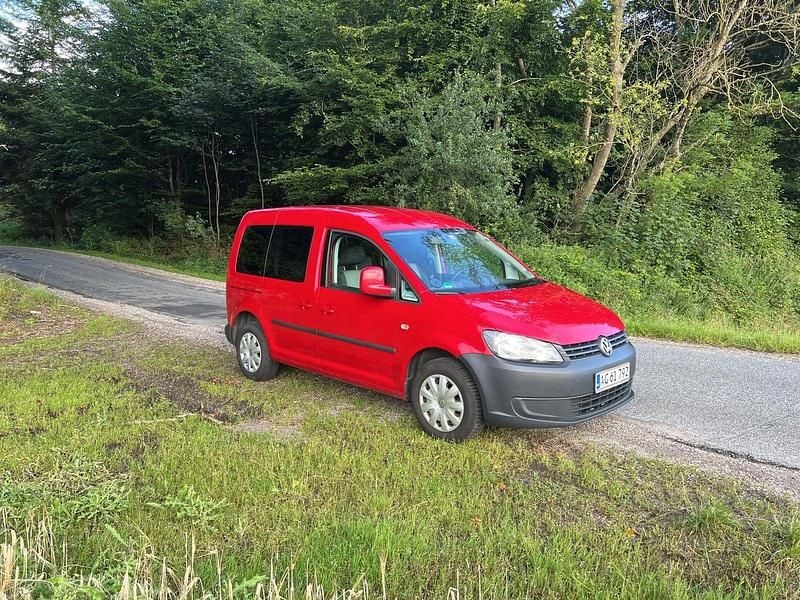Rød Brugt 2013 VW Caddy Trendline MPV | 59.800 kr. (Fair pris) - Billede 1/4
