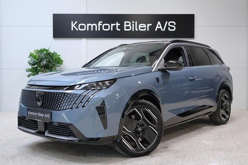 Blåmetal Brugt 2024 Peugeot e-5008 GT SUV | 319.800 kr. (Super pris) - Billede 1/4