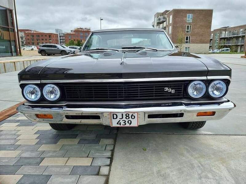 Brugt Chevrolet Chevelle 396 HK (291 kW) 1966 Sort