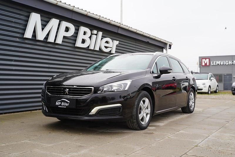 Sortmetal Brugt 2017 Peugeot 508 Active Stationcar | 99.900 kr. (Fair pris) - Billede 1/4