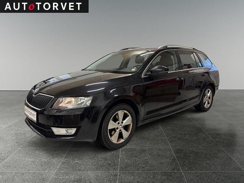 Sort Brugt 2014 Skoda Octavia Active Stationcar | 69.700 kr. (Super pris) - Billede 1/4